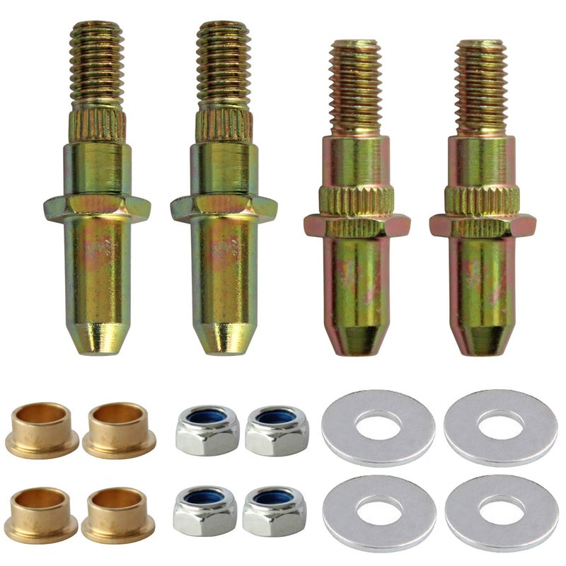 LEDAUT Door Hinge Pin and Bushing Repair Kits for 1999-up GMC Sierra Silverado Chevy Truck SUV - Image 1